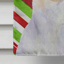 Load image into Gallery viewer, Chihuahua Candy Cane Holiday Christmas Flag Canvas House Size