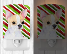 Load image into Gallery viewer, Chihuahua Candy Cane Holiday Christmas Ceramic Night Light SS4543CNL