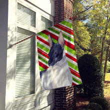 Load image into Gallery viewer, Rat Terrier Candy Cane Holiday Christmas Flag Canvas House Size