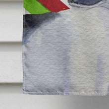 Load image into Gallery viewer, Rat Terrier Candy Cane Holiday Christmas Flag Canvas House Size
