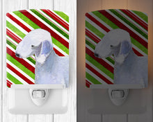 Load image into Gallery viewer, Bedlington Terrier Candy Cane Holiday Christmas Ceramic Night Light SS4552CNL