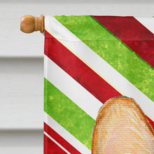 Load image into Gallery viewer, Corgi Candy Cane Holiday Christmas Flag Canvas House Size