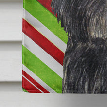Load image into Gallery viewer, Affenpinscher Candy Cane Holiday Christmas Flag Canvas House Size