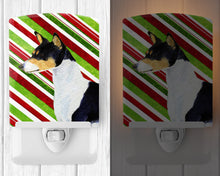 Load image into Gallery viewer, Basenji Candy Cane Holiday Christmas Ceramic Night Light SS4583CNL