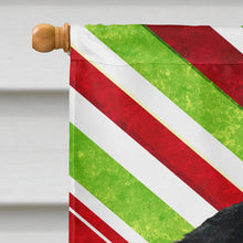 Load image into Gallery viewer, Gordon Setter Candy Cane Holiday Christmas Flag Canvas House Size