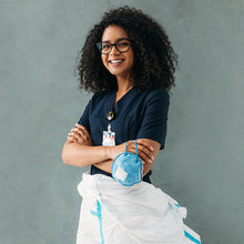 Load image into Gallery viewer, Boston Terrier Candy Cane Holiday Christmas Retractable Badge Reel SS4585BR