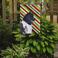 Load image into Gallery viewer, Akita Candy Cane Holiday Christmas Garden Flag – Decorative Outdoor Yard Flag