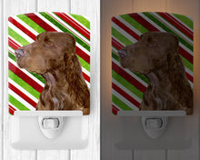 Load image into Gallery viewer, Field Spaniel Candy Cane Holiday Christmas Ceramic Night Light SS4594CNL