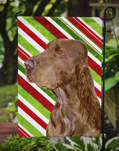 Load image into Gallery viewer, Field Spaniel Candy Cane Holiday Christmas Garden Flag – Decorative Outdoor Yard Flag