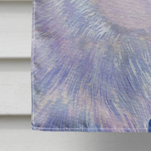 Load image into Gallery viewer, Siberian Husky Winter Snowflakes Holiday Flag Canvas House Size