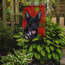 Load image into Gallery viewer, Australian Kelpie Red Green Snowflakes Christmas Garden Flag – Decorative Outdoor Yard Flag