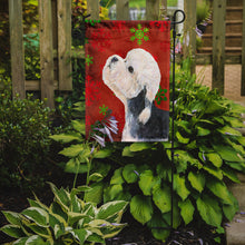 Load image into Gallery viewer, Dandie Dinmont Terrier Red Green Snowflakes Christmas Garden Flag – Decorative Outdoor Yard Flag