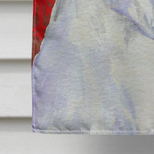 Load image into Gallery viewer, Boxer Red and Green Snowflakes Holiday Christmas Flag Canvas House Size