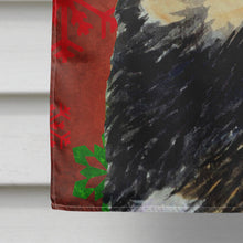 Load image into Gallery viewer, Tibetan Mastiff Red Green Snowflakes Holiday Christmas Flag Canvas House Size