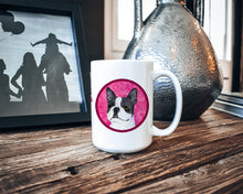 Load image into Gallery viewer, Boston Terrier  Dishwasher Safe Microwavable Ceramic Coffee Mug 15 ounce SS4792