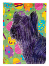 Load image into Gallery viewer, Skye Terrier Easter Eggtravaganza Garden Flag - Outdoor Decorative Yard Flag