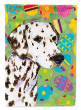 Load image into Gallery viewer, Dalmatian Easter Eggtravaganza Flag Canvas House Size