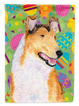Load image into Gallery viewer, Collie Smooth Easter Eggtravaganza Garden Flag - Outdoor Decorative Yard Flag