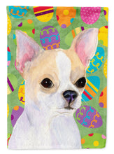 Load image into Gallery viewer, Chihuahua Easter Eggtravaganza Flag Canvas House Size