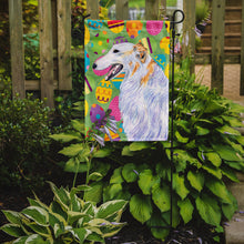 Load image into Gallery viewer, Borzoi Easter Eggtravaganza Garden Flag - Outdoor Decorative Yard Flag