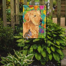 Load image into Gallery viewer, Golden Retriever Easter Eggtravaganza Garden Flag - Outdoor Decorative Yard Flag