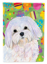 Load image into Gallery viewer, Maltese Easter Eggtravaganza Flag Canvas House Size