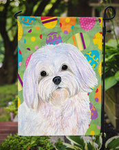 Load image into Gallery viewer, Maltese Easter Eggtravaganza Garden Flag - Outdoor Decorative Yard Flag