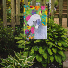Load image into Gallery viewer, Bedlington Terrier Easter Eggtravaganza Garden Flag - Outdoor Decorative Yard Flag
