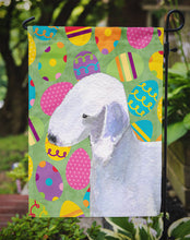 Load image into Gallery viewer, Bedlington Terrier Easter Eggtravaganza Garden Flag - Outdoor Decorative Yard Flag