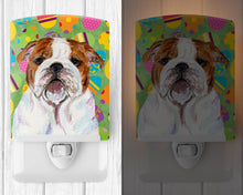 Load image into Gallery viewer, Bulldog English Easter Eggtravaganza Ceramic Night Light SS4829CNL