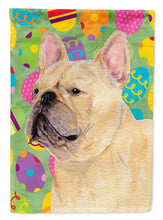 Load image into Gallery viewer, French Bulldog Easter Eggtravaganza Garden Flag - Outdoor Decorative Yard Flag