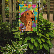 Load image into Gallery viewer, Dachshund Easter Eggtravaganza Garden Flag - Outdoor Decorative Yard Flag