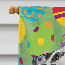 Load image into Gallery viewer, Dalmatian Easter Eggtravaganza Flag Canvas House Size