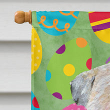 Load image into Gallery viewer, Wheaten Terrier Soft Coated Easter Eggtravaganza Flag Canvas House Size