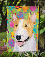 Load image into Gallery viewer, Bull Terrier Easter Eggtravaganza Garden Flag - Outdoor Decorative Yard Flag