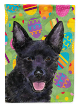 Load image into Gallery viewer, Australian Kelpie Easter Eggtravaganza Garden Flag - Outdoor Decorative Yard Flag