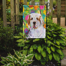 Load image into Gallery viewer, Clumber Spaniel Easter Eggtravaganza Garden Flag - Outdoor Decorative Yard Flag