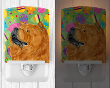 Load image into Gallery viewer, Chow Chow Easter Eggtravaganza Ceramic Night Light SS4847CNL