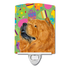 Load image into Gallery viewer, Chow Chow Easter Eggtravaganza Ceramic Night Light SS4847CNL