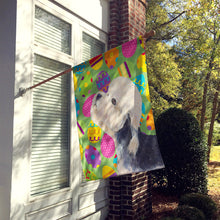 Load image into Gallery viewer, Dandie Dinmont Terrier Easter Eggtravaganza Flag Canvas House Size
