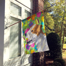 Load image into Gallery viewer, Jack Russell Terrier Easter Eggtravaganza Flag Canvas House Size