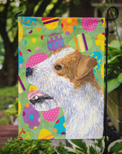 Load image into Gallery viewer, Jack Russell Terrier Easter Eggtravaganza Garden Flag - Outdoor Decorative Yard Flag