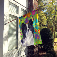 Load image into Gallery viewer, Papillon Easter Eggtravaganza Flag Canvas House Size
