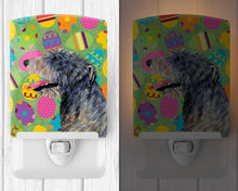 Load image into Gallery viewer, Irish Wolfhound Easter Eggtravaganza Ceramic Night Light SS4851CNL