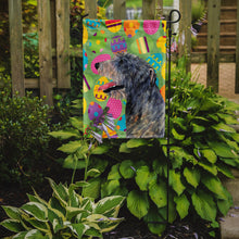 Load image into Gallery viewer, Irish Wolfhound Easter Eggtravaganza Garden Flag - Outdoor Decorative Yard Flag