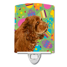 Load image into Gallery viewer, Sussex Spaniel Easter Eggtravaganza Ceramic Night Light SS4855CNL