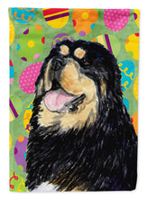 Load image into Gallery viewer, Tibetan Mastiff Easter Eggtravaganza Garden Flag - Outdoor Decorative Yard Flag