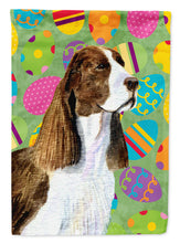 Load image into Gallery viewer, Springer Spaniel Easter Eggtravaganza Flag Canvas House Size