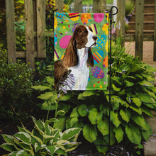 Load image into Gallery viewer, Springer Spaniel Easter Eggtravaganza Garden Flag - Outdoor Decorative Yard Flag
