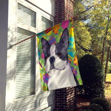 Load image into Gallery viewer, Boston Terrier Easter Eggtravaganza Flag Canvas House Size